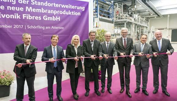 Evonik inaugura nova fábrica de membranas na Áustria