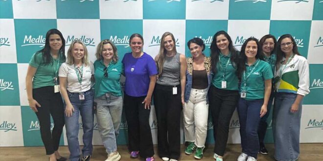 Medley recebe representantes do Comitê Olímpico do Brasil em sua fábrica, em Campinas